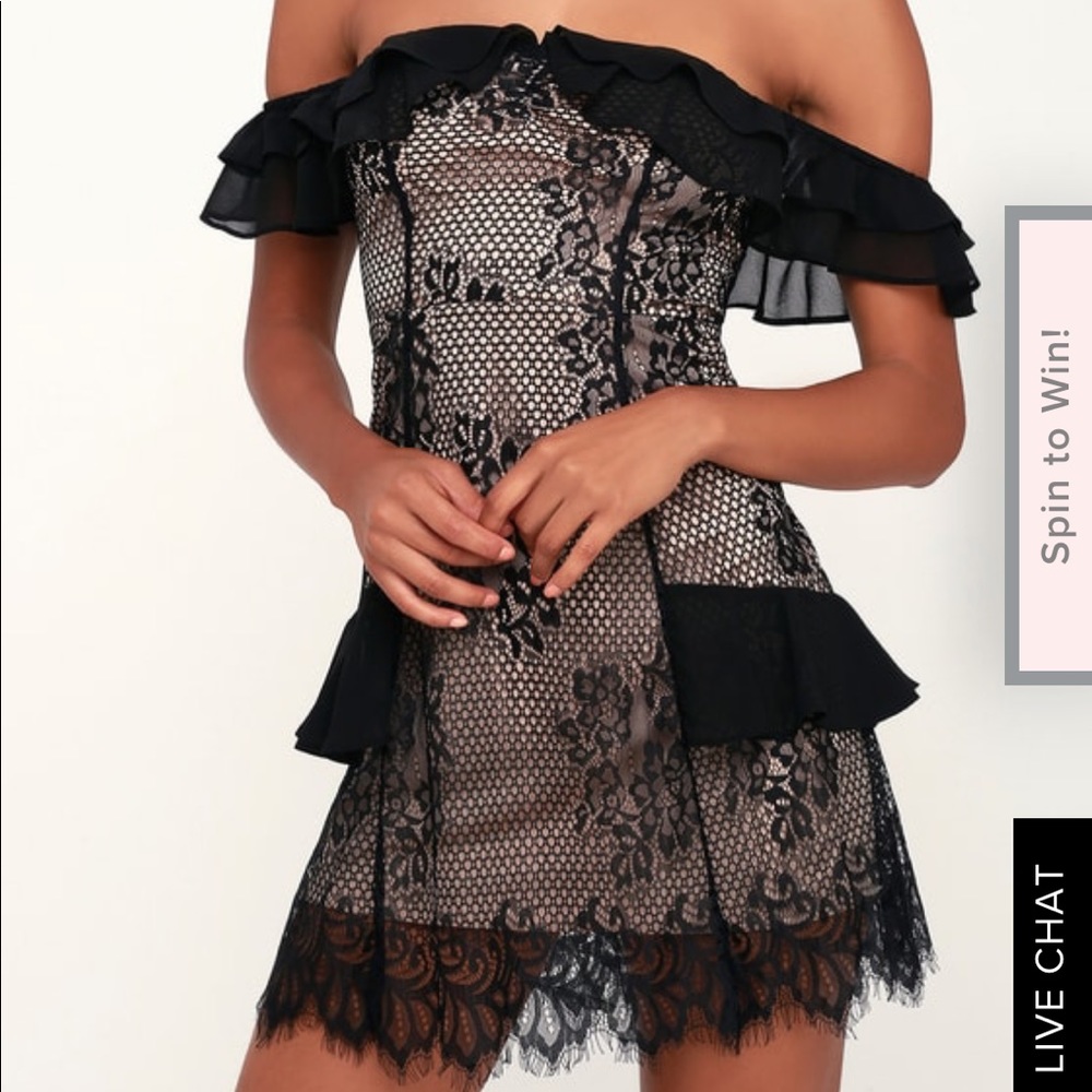 Brand New Little Black Lace Party Dress